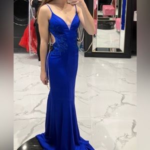 Royal Blue Prom Dress size 00